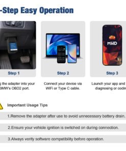 Dual Mode ENET WiFi + Type-C Adapter for BMW F/G/I Series & Toyota Supra - Image 8