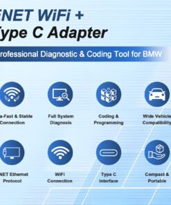 Dual Mode ENET WiFi + Type-C Adapter for BMW F/G/I Series & Toyota Supra - Image 9